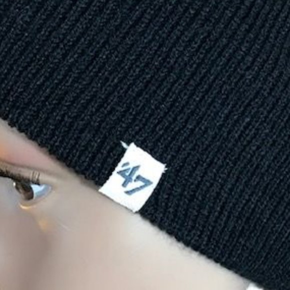 '47 Auburn University Navy Embroidered Ribbed Knit Beanie - Picture 3 of 8